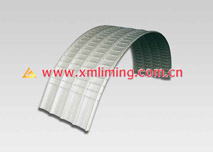 Crimping curved sample 